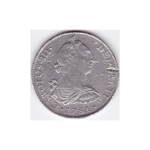 Carlos III - 8 Reales - Año 1781 - Lima M.I.
